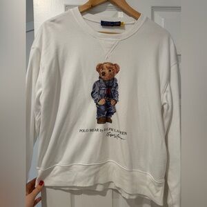 Polo Ralp Lauren Bear Cotton Sweater